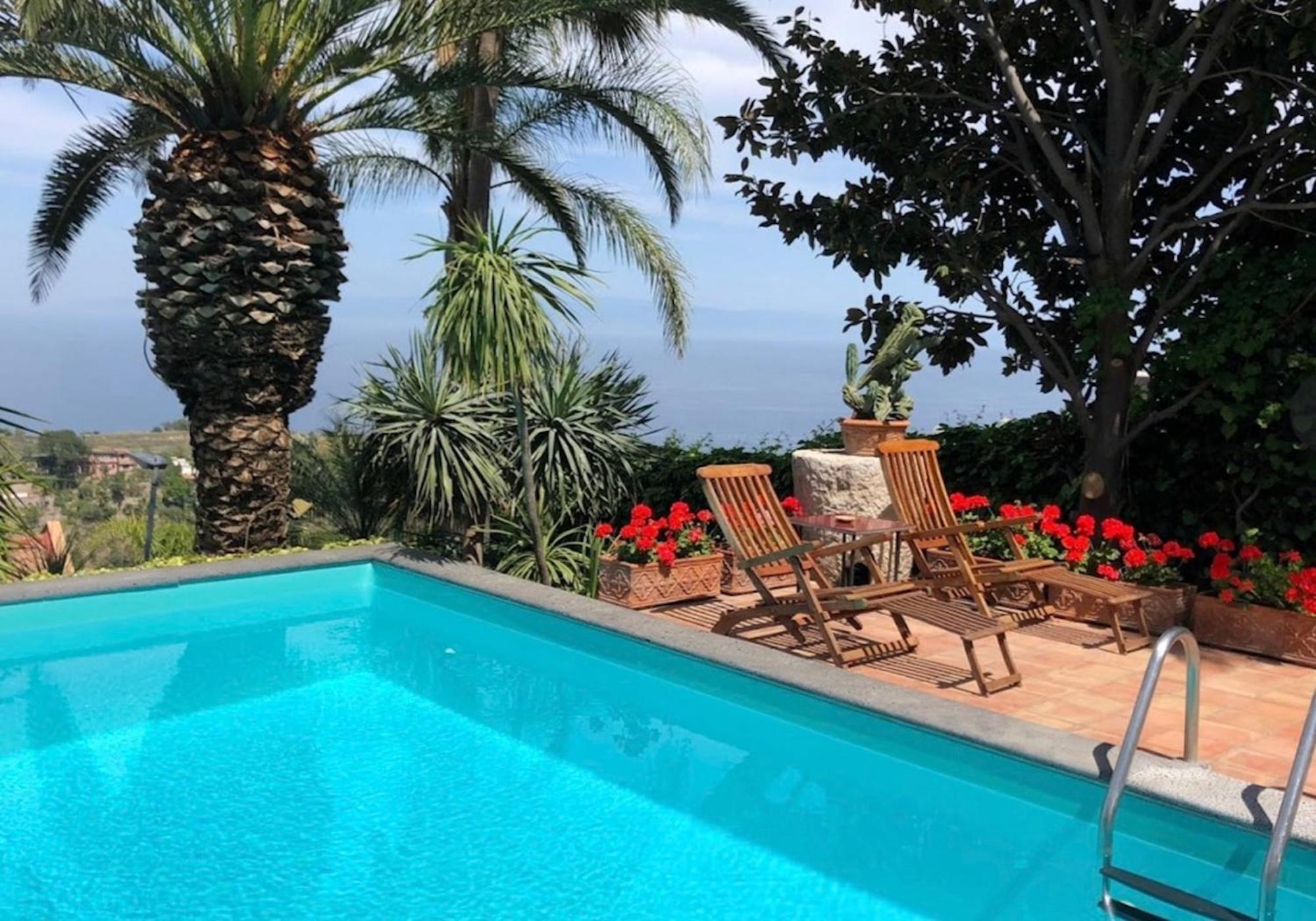 Villa Lou Taormina Private Villa With Panoramic Sea View Pool Zewnętrze zdjęcie