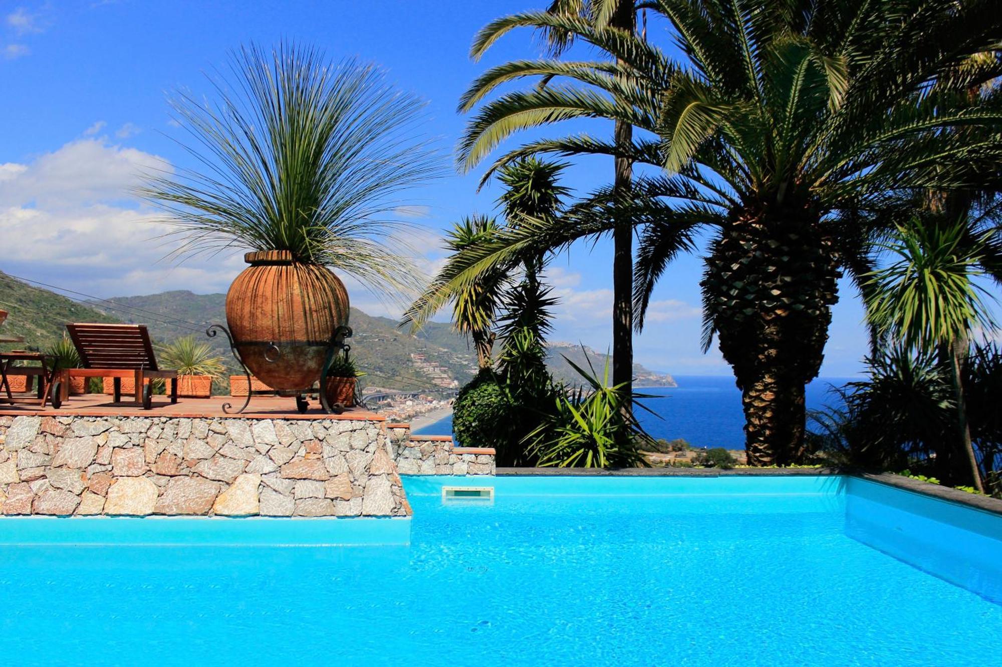Villa Lou Taormina Private Villa With Panoramic Sea View Pool Zewnętrze zdjęcie
