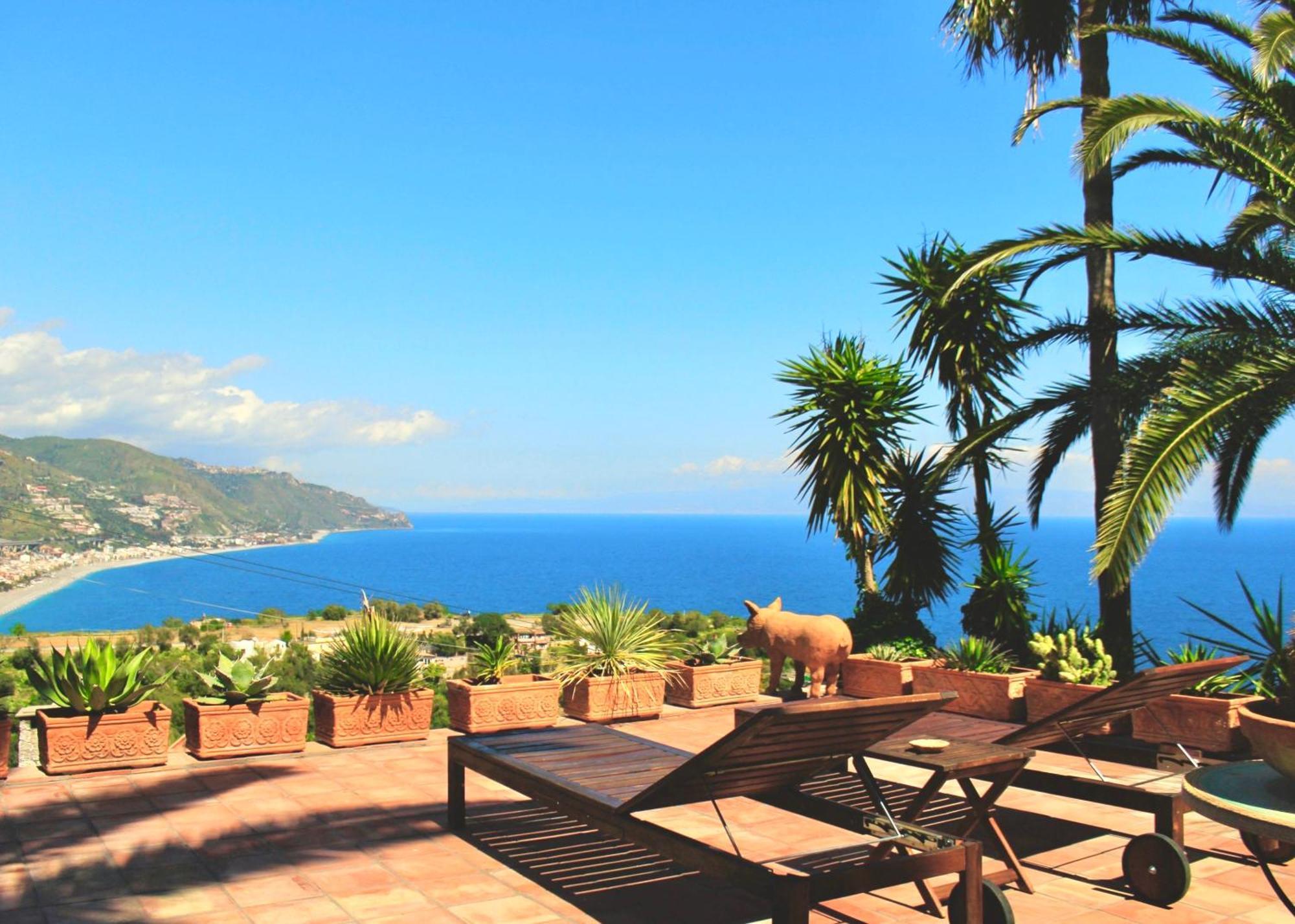 Villa Lou Taormina Private Villa With Panoramic Sea View Pool Zewnętrze zdjęcie