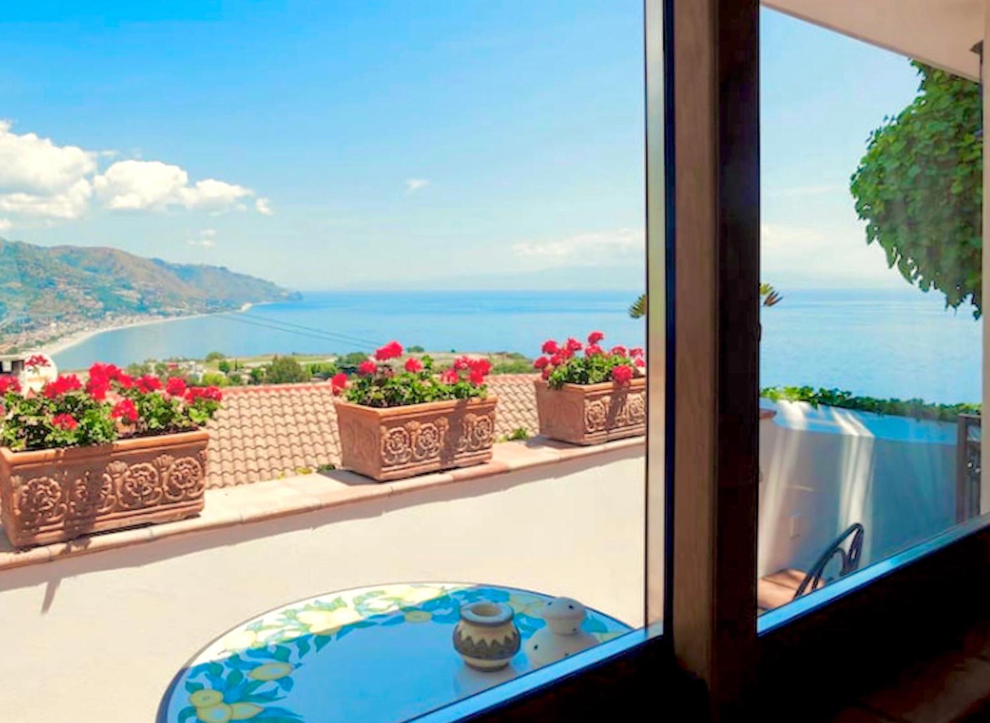Villa Lou Taormina Private Villa With Panoramic Sea View Pool Zewnętrze zdjęcie